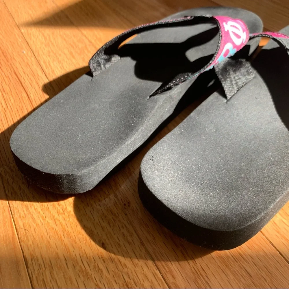 Pi Beta Phi Sorority Flip Flop Sandals - Women’s Size 7 / 37 - Toe Goz EUC - Picture 15 of 16